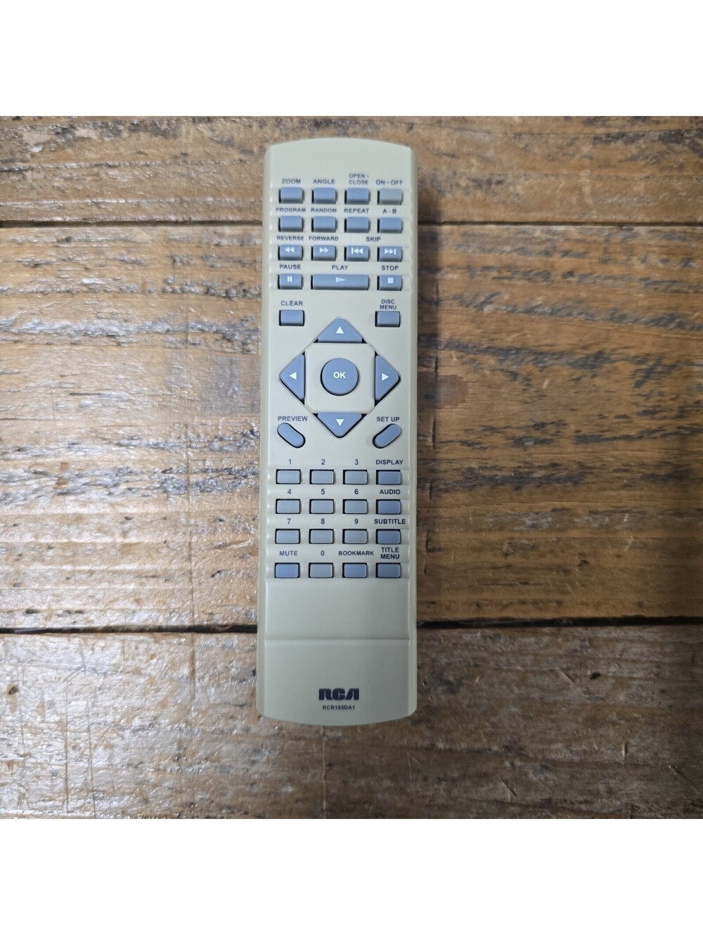 Genuine RCA Remote Control RCR195DA1 -DRC225, DRC225N, DRC245, DRC245N, DRC246